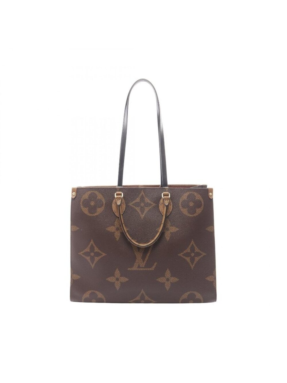 Louis Vuitton Shoulder Bag On The Go GM Monogram Giant Reverse Leather